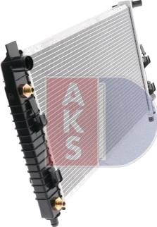 AKS Dasis 121750N - Radiator, engine cooling autospares.lv