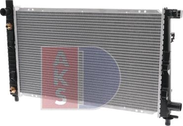 AKS Dasis 121750N - Radiator, engine cooling autospares.lv