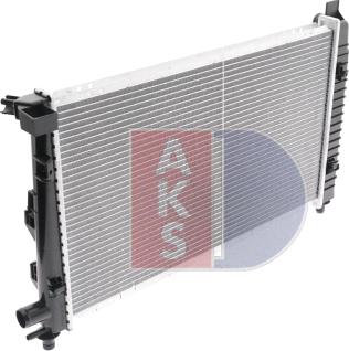 AKS Dasis 121750N - Radiator, engine cooling autospares.lv