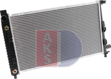 AKS Dasis 121750N - Radiator, engine cooling autospares.lv