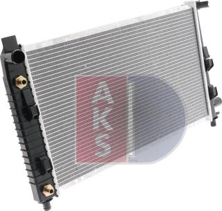 AKS Dasis 121750N - Radiator, engine cooling autospares.lv