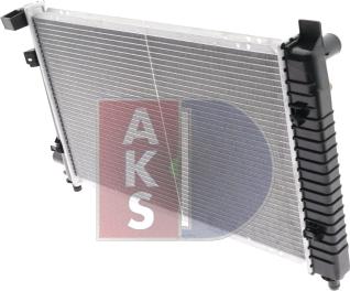 AKS Dasis 121750N - Radiator, engine cooling autospares.lv