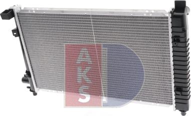 AKS Dasis 121750N - Radiator, engine cooling autospares.lv