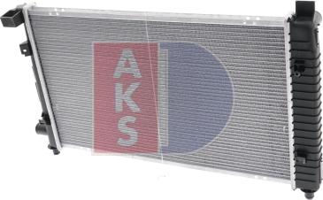 AKS Dasis 121760N - Radiator, engine cooling autospares.lv