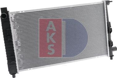 AKS Dasis 121760N - Radiator, engine cooling autospares.lv