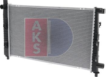 AKS Dasis 121760N - Radiator, engine cooling autospares.lv