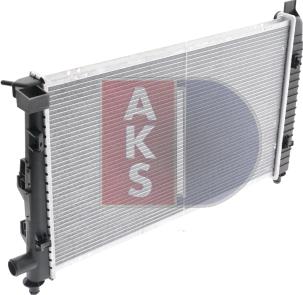 AKS Dasis 121760N - Radiator, engine cooling autospares.lv