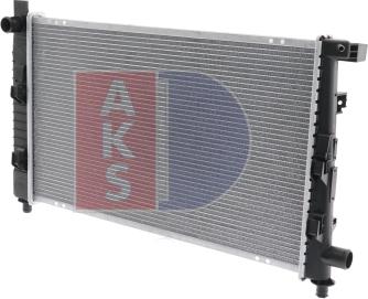 AKS Dasis 121760N - Radiator, engine cooling autospares.lv