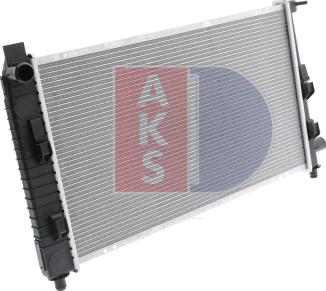 AKS Dasis 121760N - Radiator, engine cooling autospares.lv