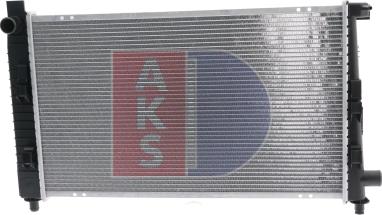 AKS Dasis 121760N - Radiator, engine cooling autospares.lv