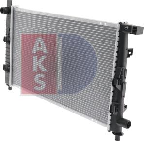 AKS Dasis 121760N - Radiator, engine cooling autospares.lv