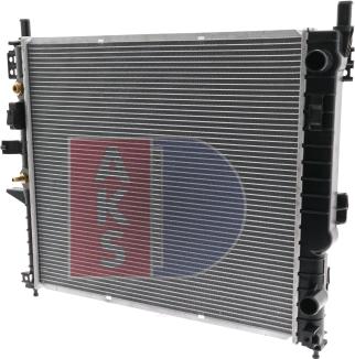 AKS Dasis 121730N - Radiator, engine cooling autospares.lv