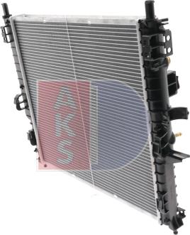 AKS Dasis 121730N - Radiator, engine cooling autospares.lv