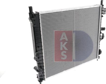 AKS Dasis 121730N - Radiator, engine cooling autospares.lv