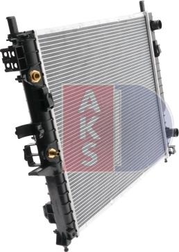 AKS Dasis 121730N - Radiator, engine cooling autospares.lv