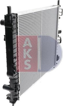 AKS Dasis 121730N - Radiator, engine cooling autospares.lv