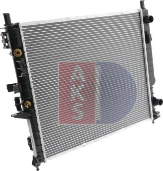 AKS Dasis 121730N - Radiator, engine cooling autospares.lv