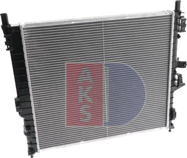 AKS Dasis 121730N - Radiator, engine cooling autospares.lv