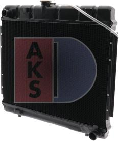 AKS Dasis 122640N - Radiator, engine cooling autospares.lv