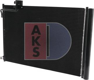 AKS Dasis 122043N - Condenser, air conditioning autospares.lv