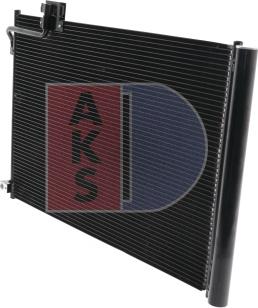 AKS Dasis 122043N - Condenser, air conditioning autospares.lv