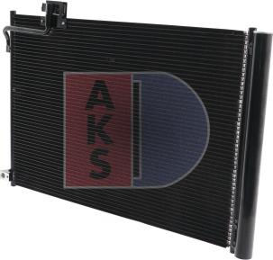 AKS Dasis 122043N - Condenser, air conditioning autospares.lv