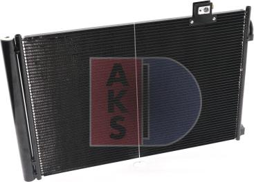 AKS Dasis 122043N - Condenser, air conditioning autospares.lv