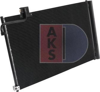 AKS Dasis 122043N - Condenser, air conditioning autospares.lv