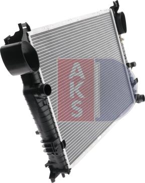 AKS Dasis 122013N - Radiator, engine cooling autospares.lv