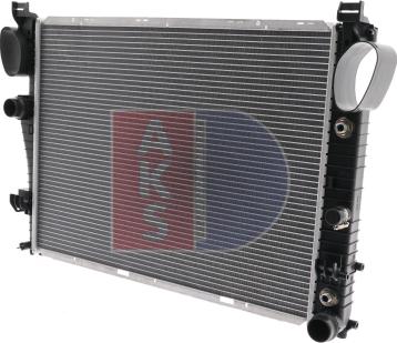 AKS Dasis 122013N - Radiator, engine cooling autospares.lv