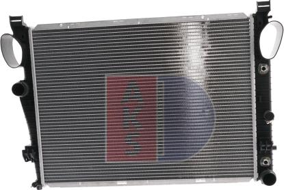 AKS Dasis 122013N - Radiator, engine cooling autospares.lv