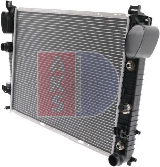 AKS Dasis 122013N - Radiator, engine cooling autospares.lv