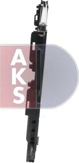 AKS Dasis 122026N - Condenser, air conditioning autospares.lv