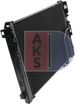 AKS Dasis 122026N - Condenser, air conditioning autospares.lv