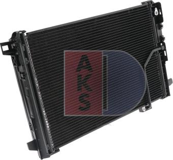 AKS Dasis 122026N - Condenser, air conditioning autospares.lv