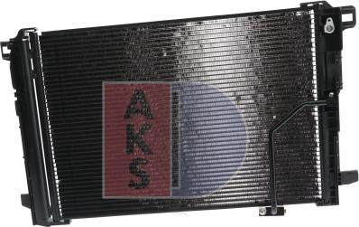 AKS Dasis 122026N - Condenser, air conditioning autospares.lv