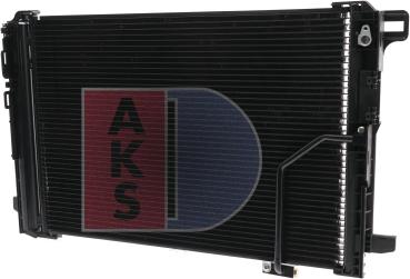 AKS Dasis 122026N - Condenser, air conditioning autospares.lv