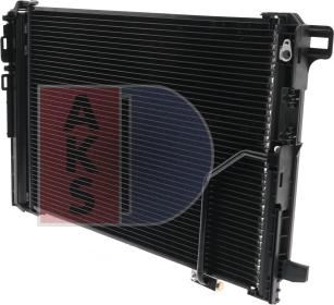 AKS Dasis 122026N - Condenser, air conditioning autospares.lv