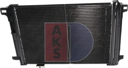 AKS Dasis 122026N - Condenser, air conditioning autospares.lv