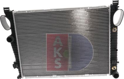 AKS Dasis 122760N - Radiator, engine cooling autospares.lv