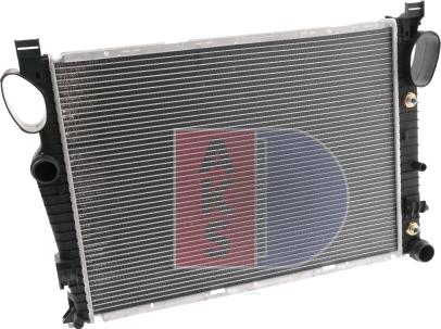 AKS Dasis 122760N - Radiator, engine cooling autospares.lv