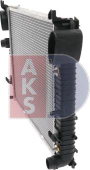 AKS Dasis 122760N - Radiator, engine cooling autospares.lv