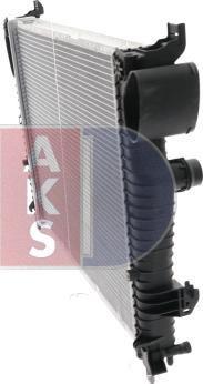 AKS Dasis 122760N - Radiator, engine cooling autospares.lv