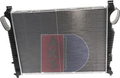 AKS Dasis 122760N - Radiator, engine cooling autospares.lv