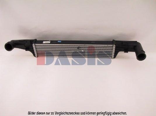 AKS Dasis 127100N - Intercooler, charger autospares.lv