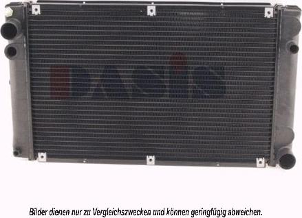 AKS Dasis 170040N - Radiator, engine cooling autospares.lv