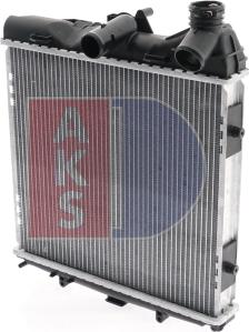 AKS Dasis 170006N - Radiator, engine cooling autospares.lv