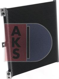 AKS Dasis 172011N - Condenser, air conditioning autospares.lv