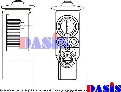 AKS Dasis 840137N - Expansion Valve, air conditioning autospares.lv