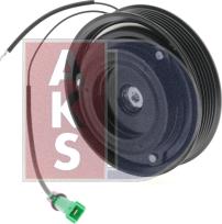 AKS Dasis 855007N - Magnetic Clutch, air conditioner compressor autospares.lv